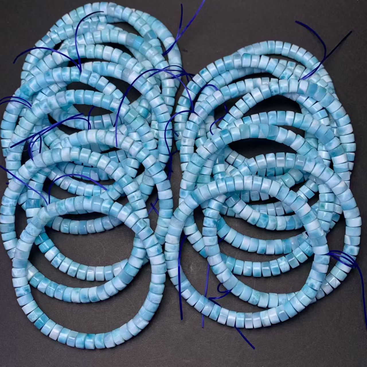 4x6mm Larimar Bracelet AAAA Quality