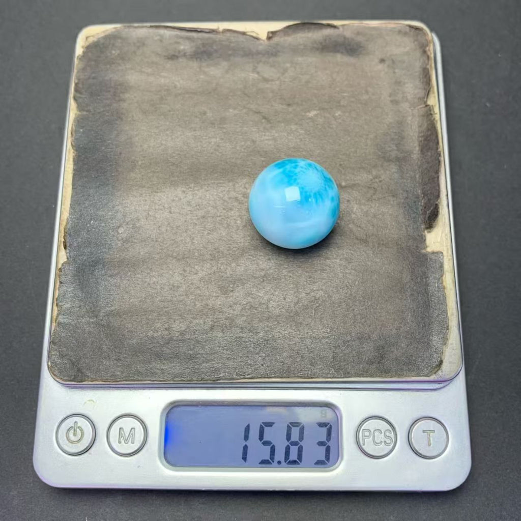 21.8mm Larimar Sphere AAAAA Quality