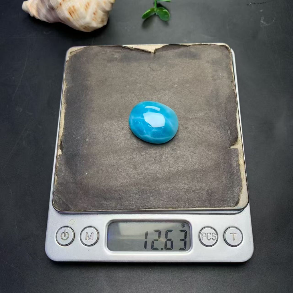 23x27mm Larimar Cabachon AAAA Quality