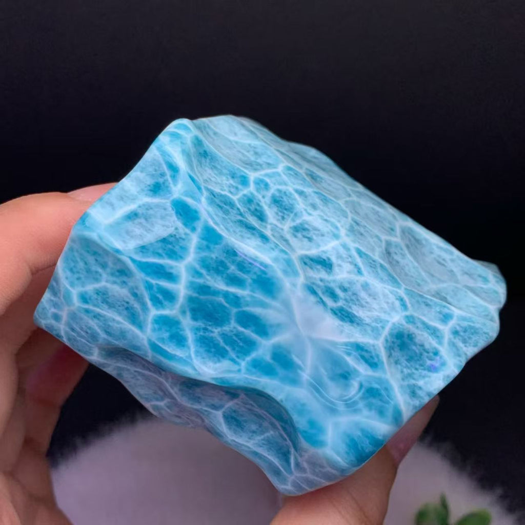 Larimar Raw Piece AAAA Quality 112