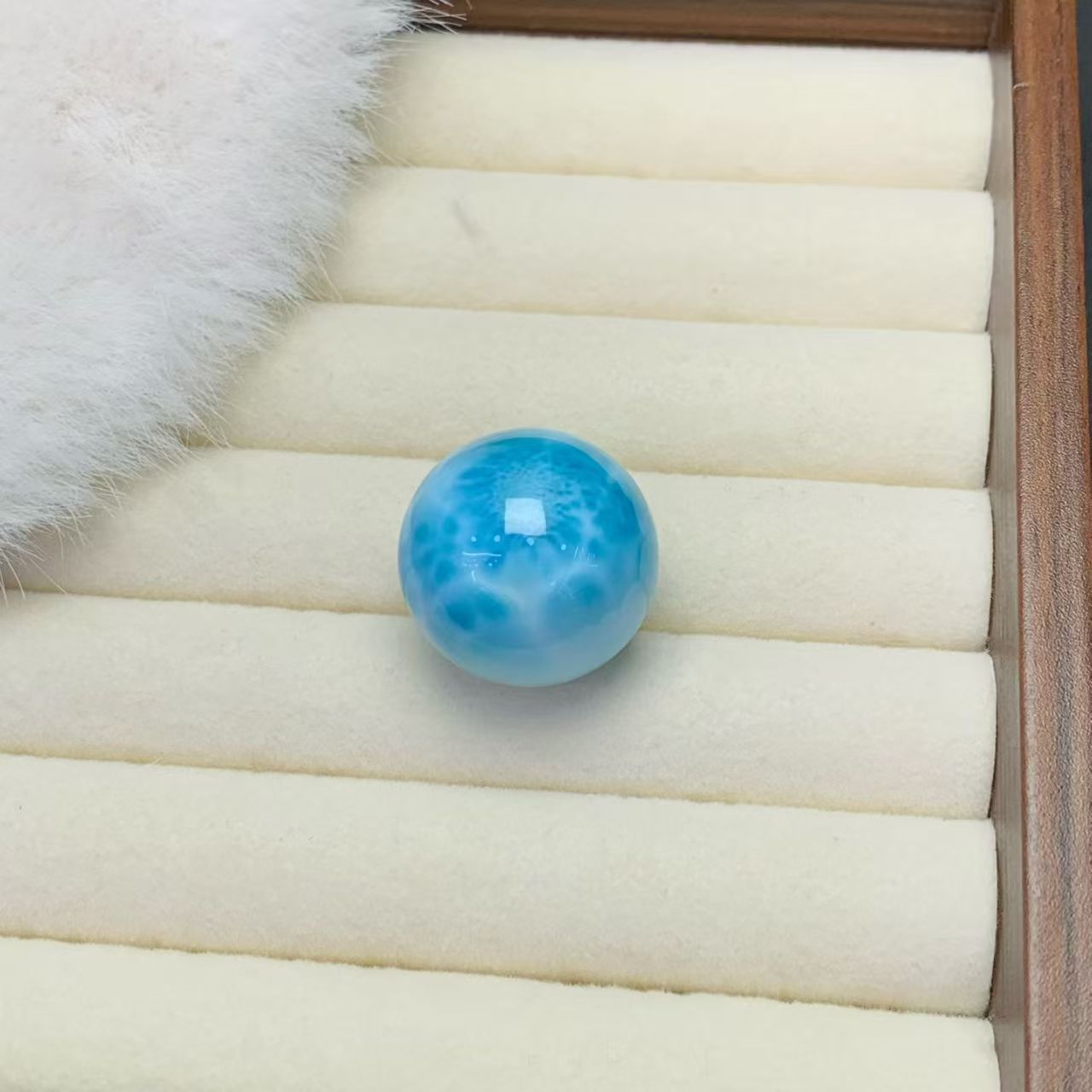 21.8mm Larimar Sphere AAAAA Quality