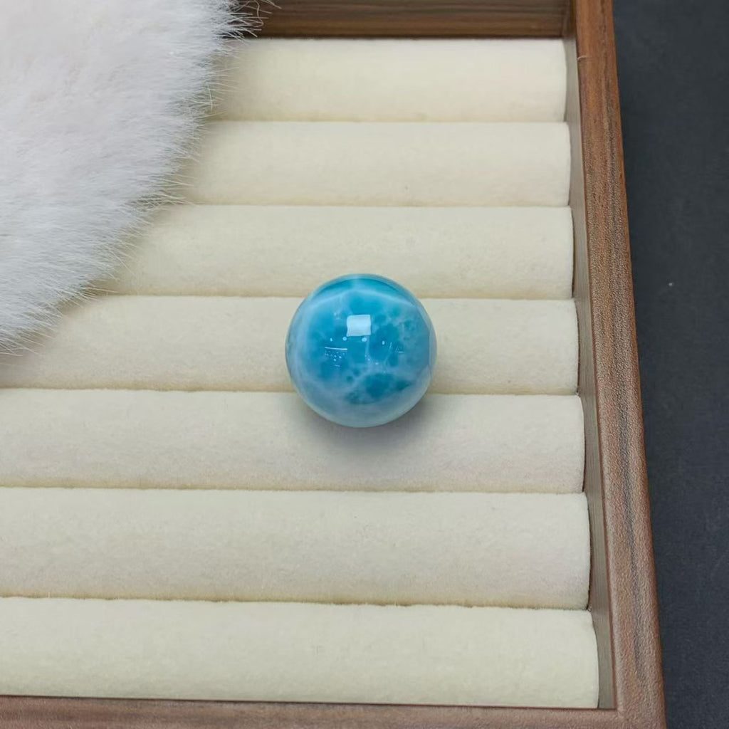 21mm Larimar Sphere  AAAAA Quality