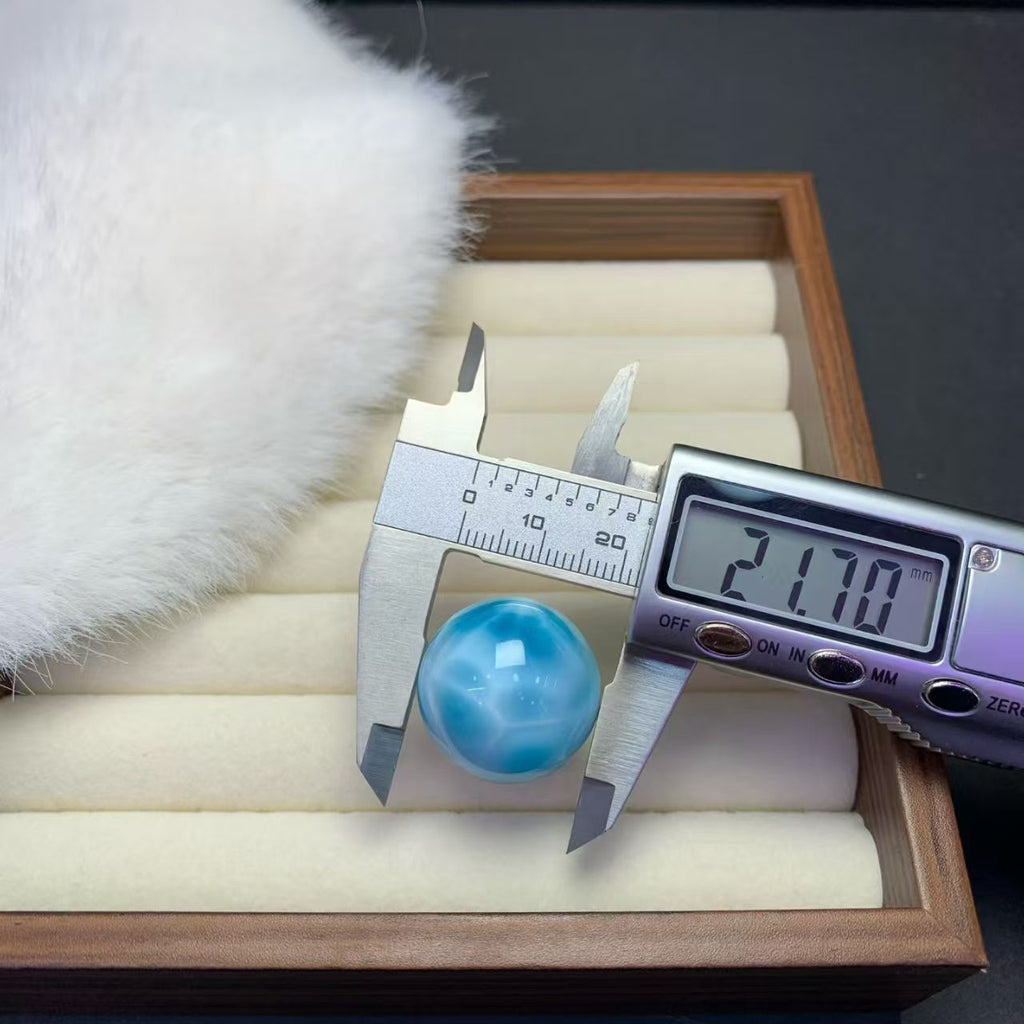 21.7mm Larimar Sphere  AAAAA Quality