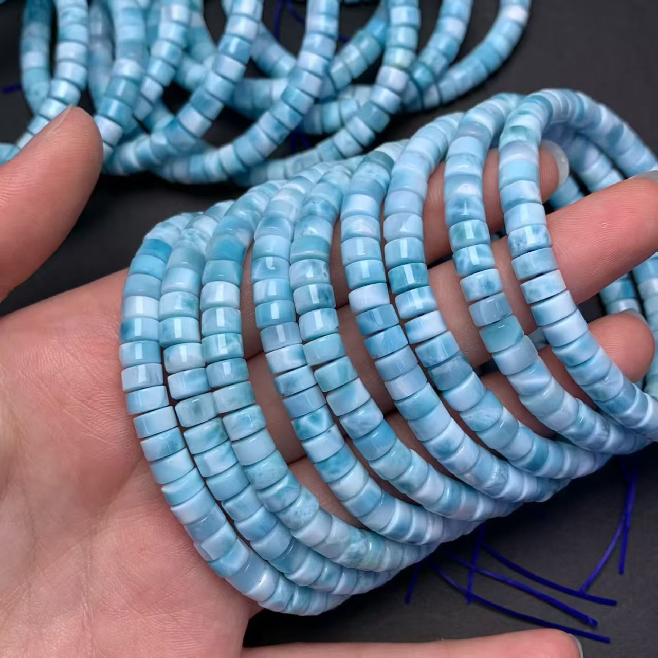 4x6mm Larimar Bracelet AAAA Quality