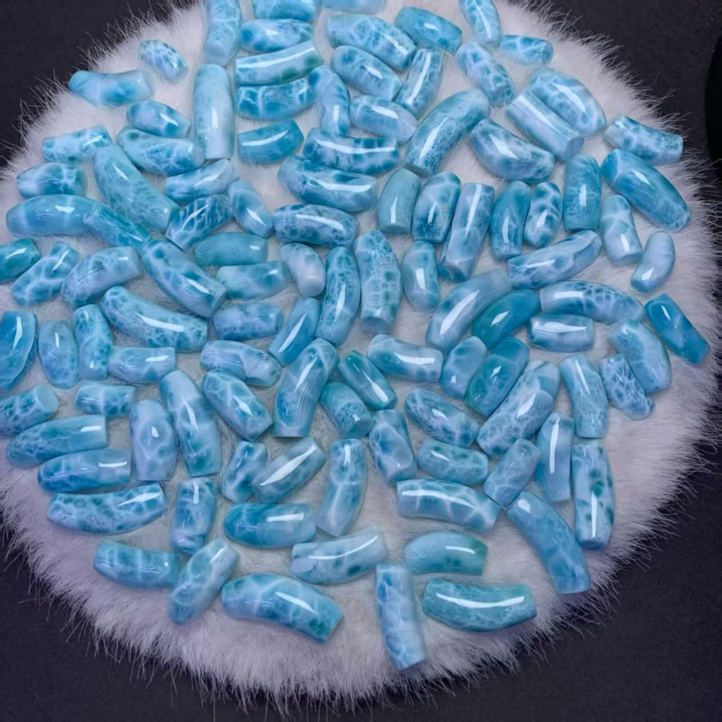 14x28mm Larimar Cabachon AAAA Quality