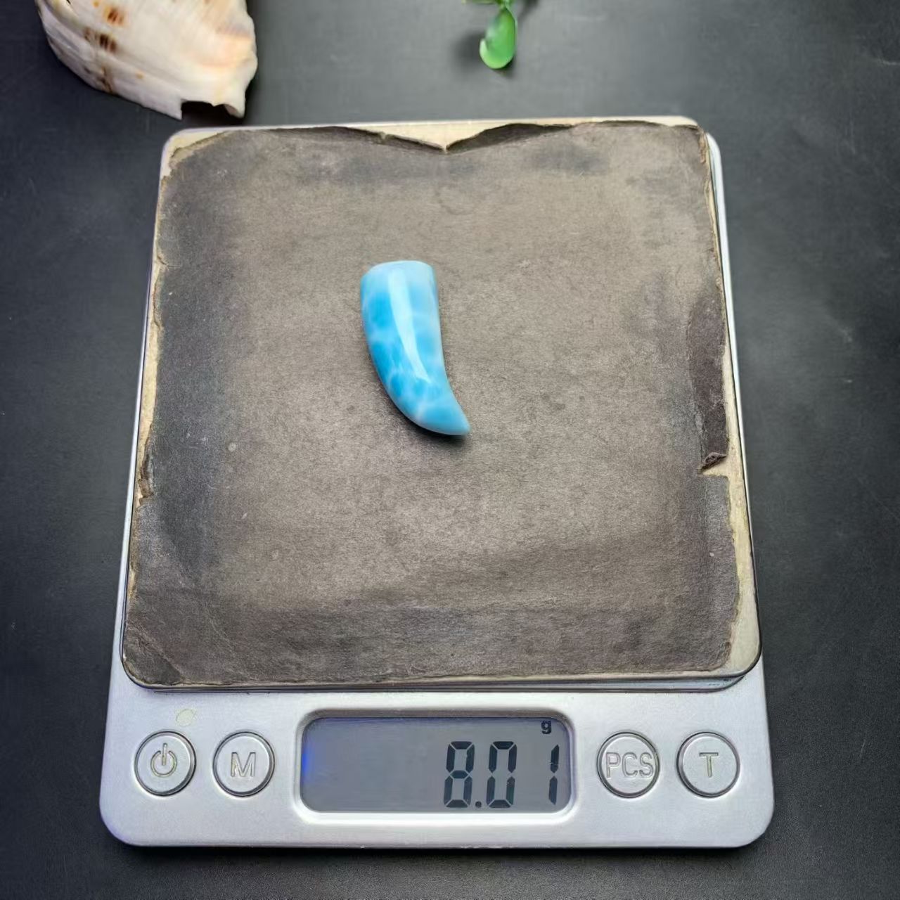 13x29mm Larimar Cabachon AAAA Quality