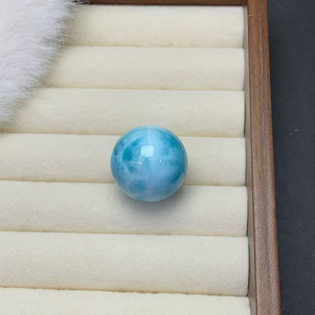 21mm Larimar Sphere  AAAAA Quality
