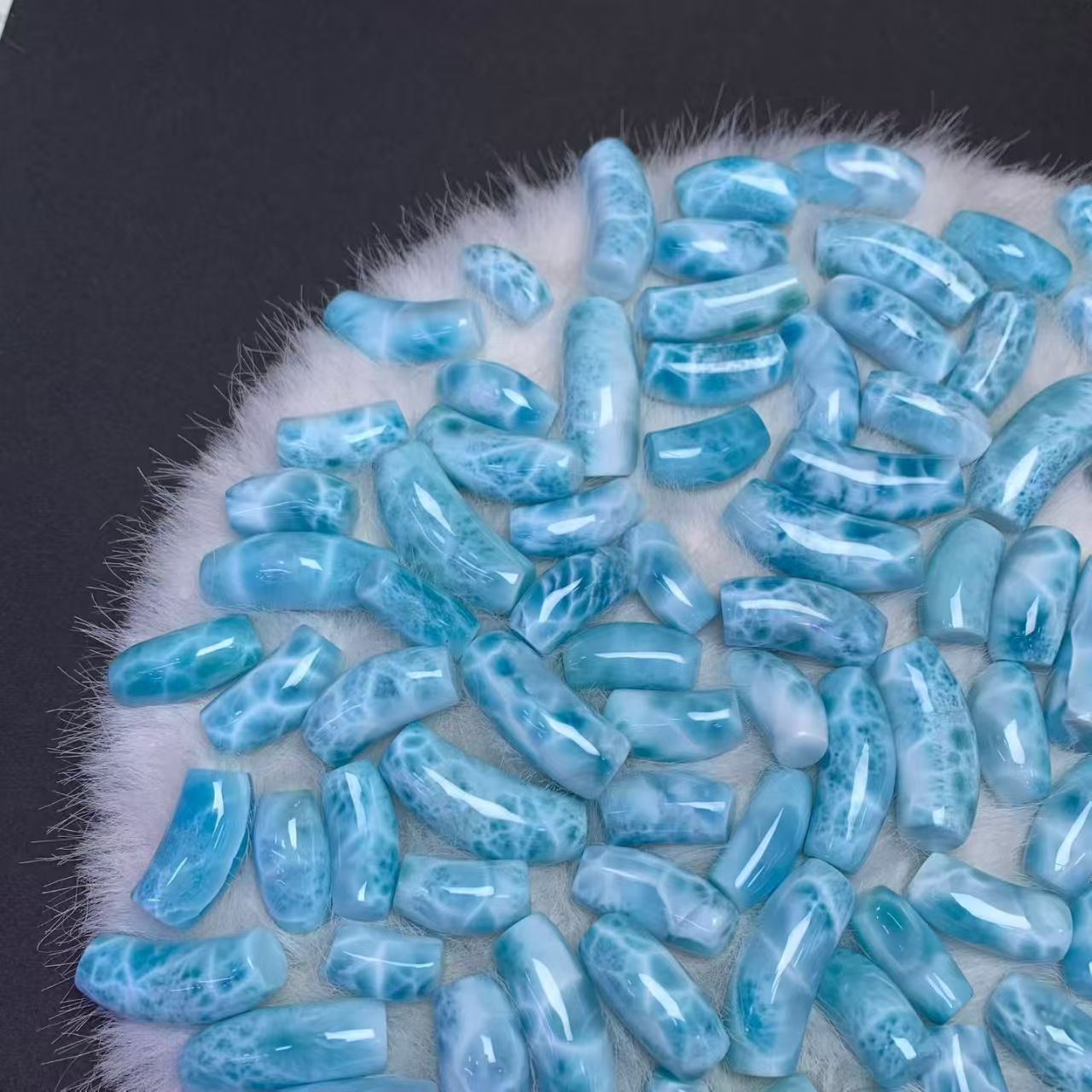 14x28mm Larimar Cabachon AAAA Quality