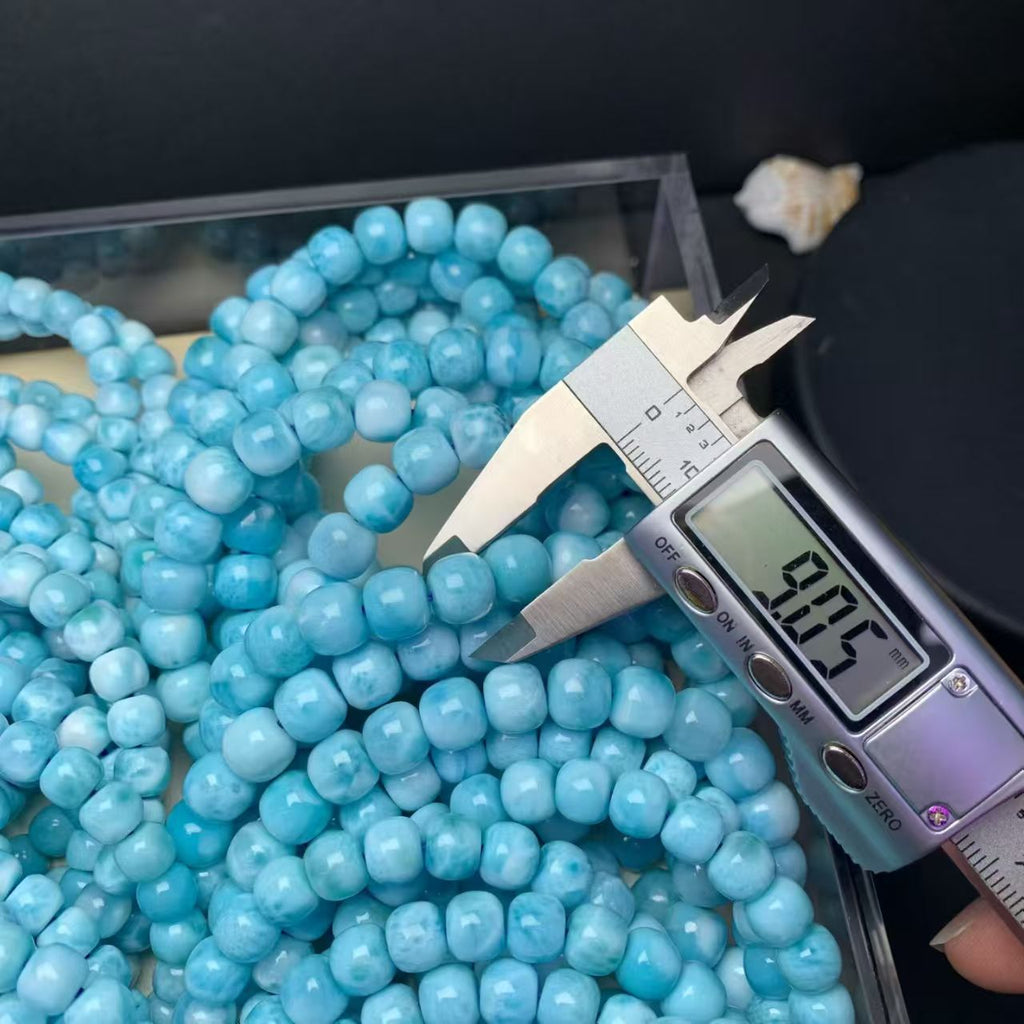 9mm Larimar Bracelets AAAA Quality