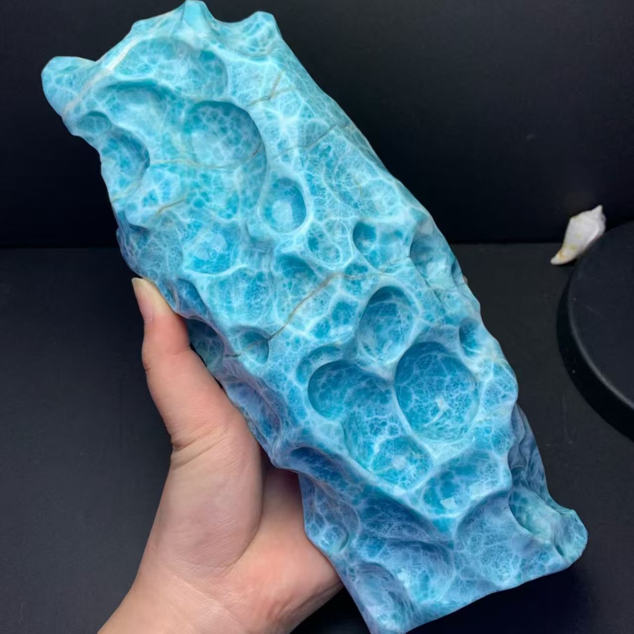 Larimar Raw Piece AAAA Quality 113