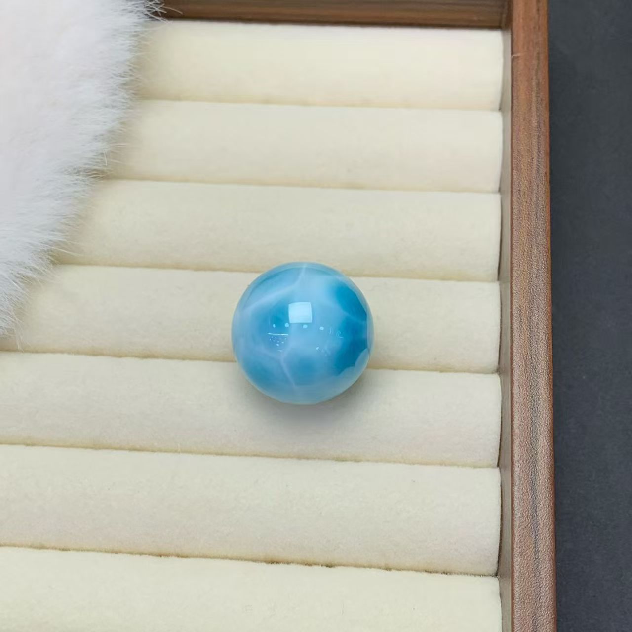 21.7mm Larimar Sphere  AAAAA Quality