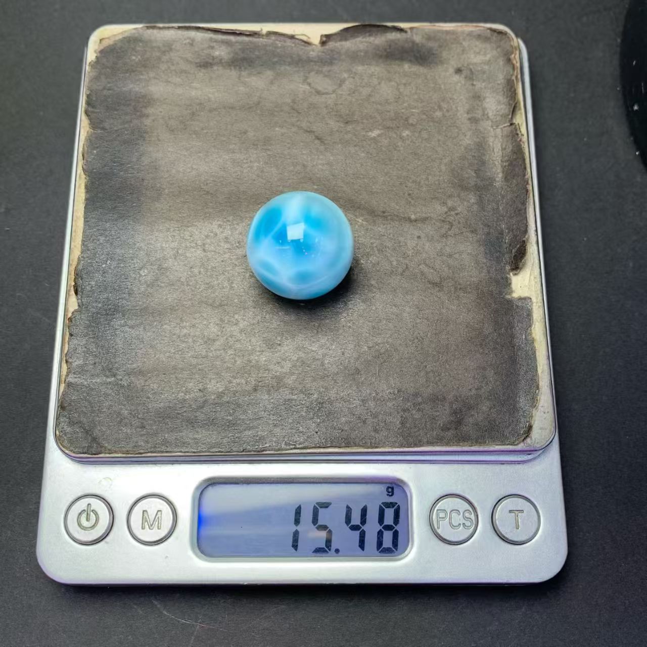 21.7mm Larimar Sphere  AAAAA Quality