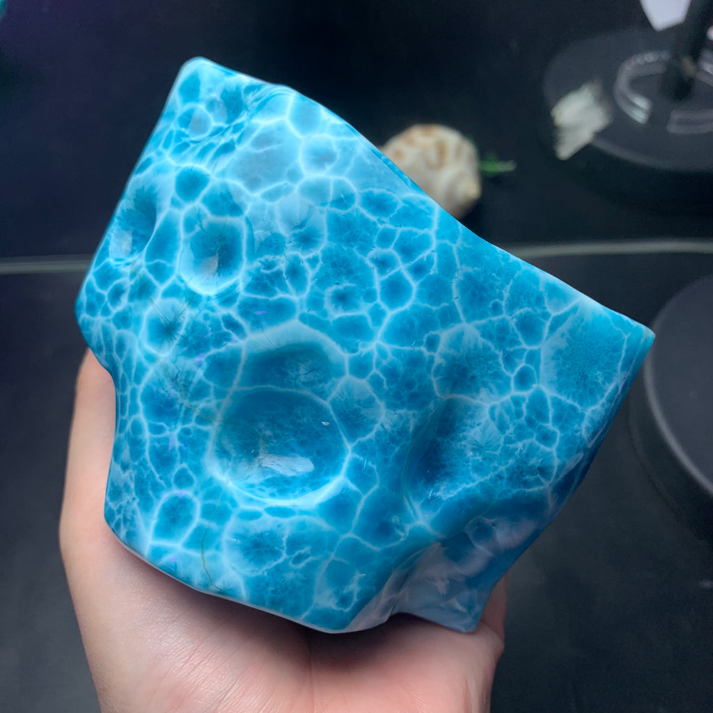 Larimar Raw Piece AAAA Quality 118