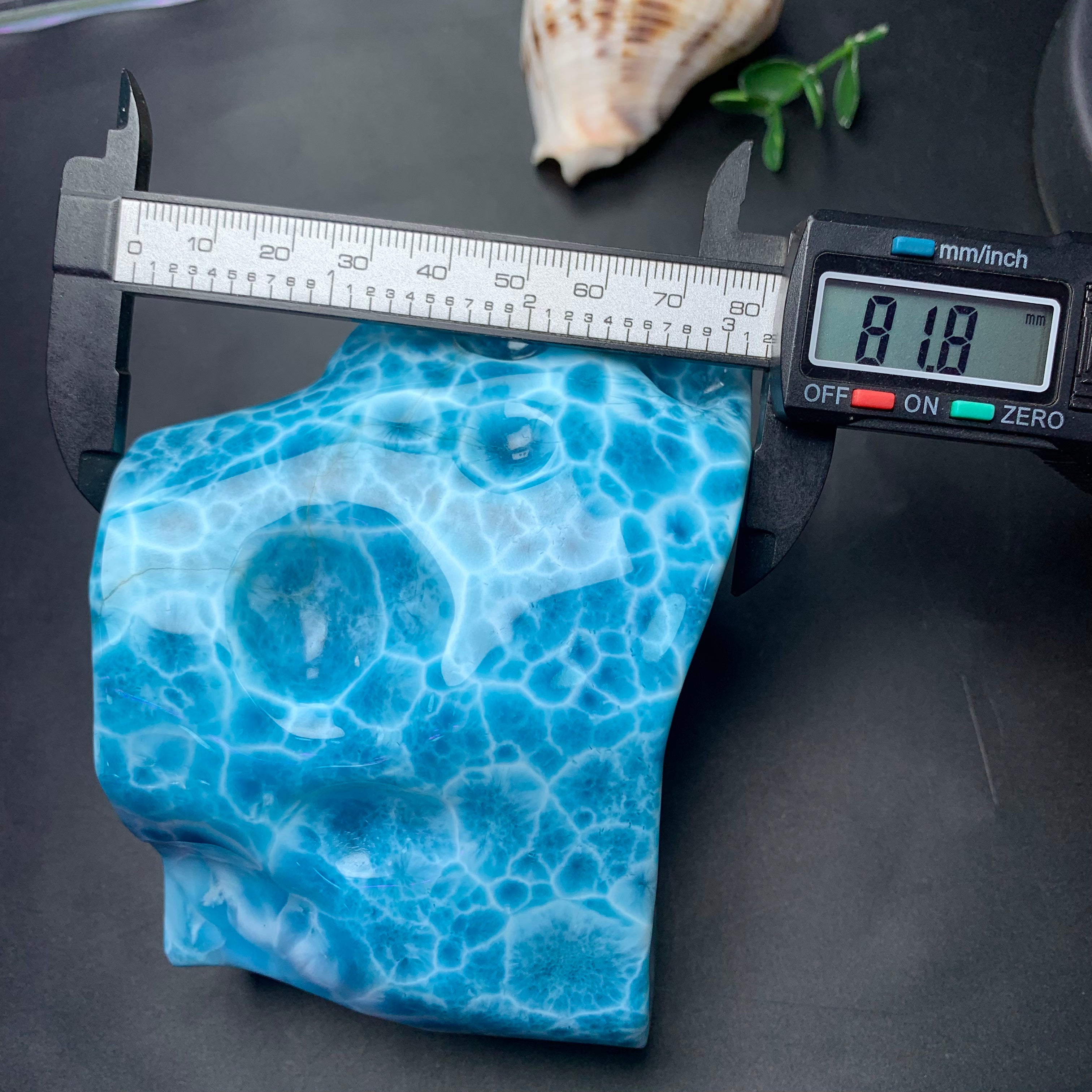 Larimar Raw Piece AAAA Quality 118