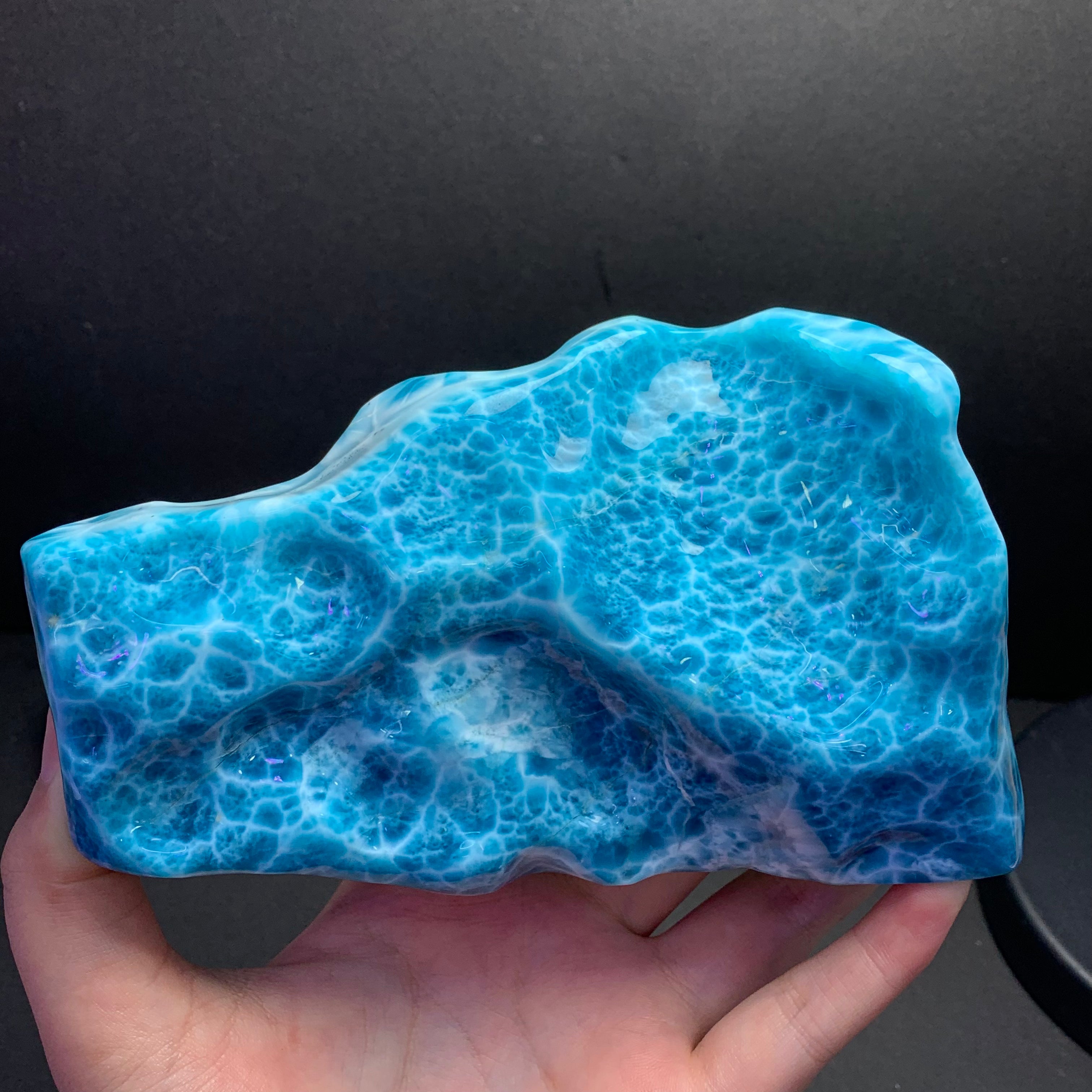 Larimar Raw Piece AAAA Quality 119