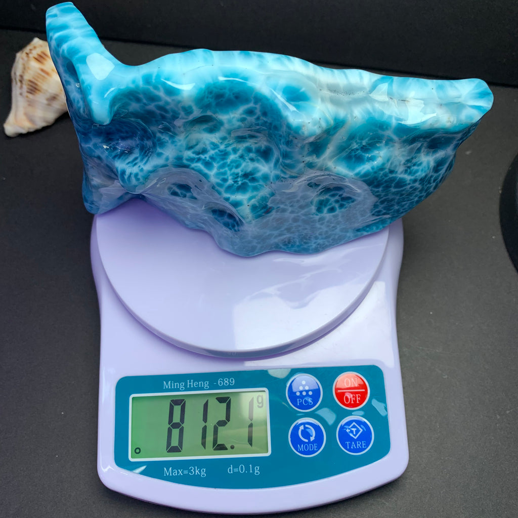 Larimar Raw Piece AAAA Quality 119