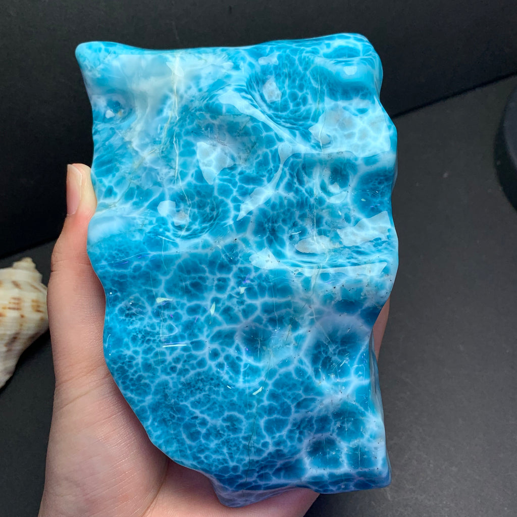 Larimar Raw Piece AAAA Quality 119