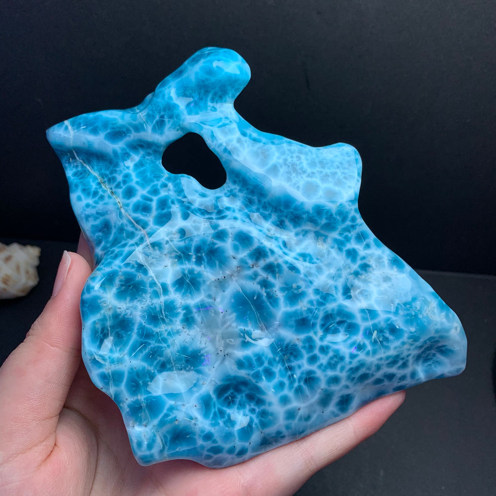 Larimar Raw Piece AAAA Quality 116