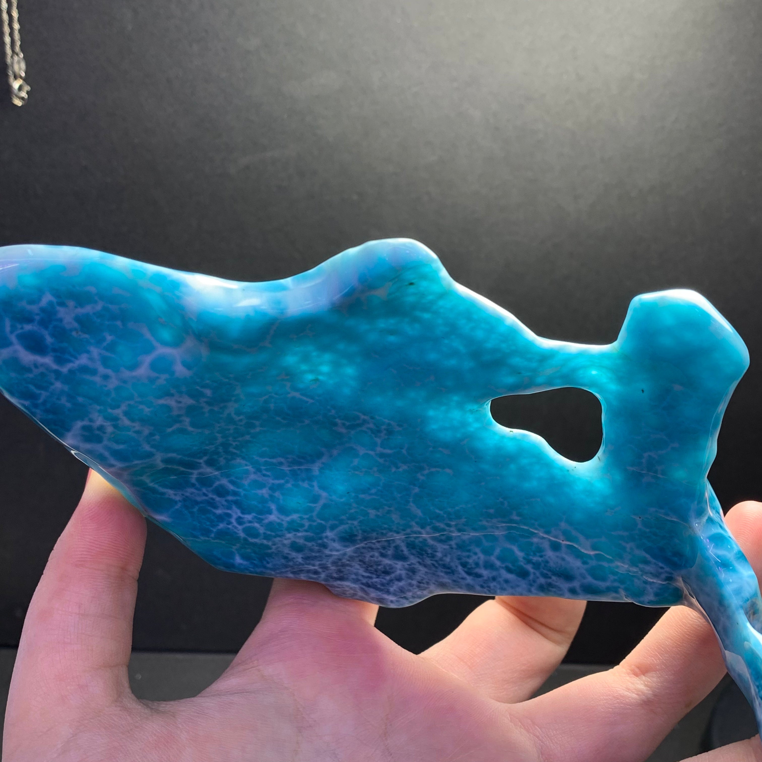 Larimar Raw Piece AAAA Quality 116