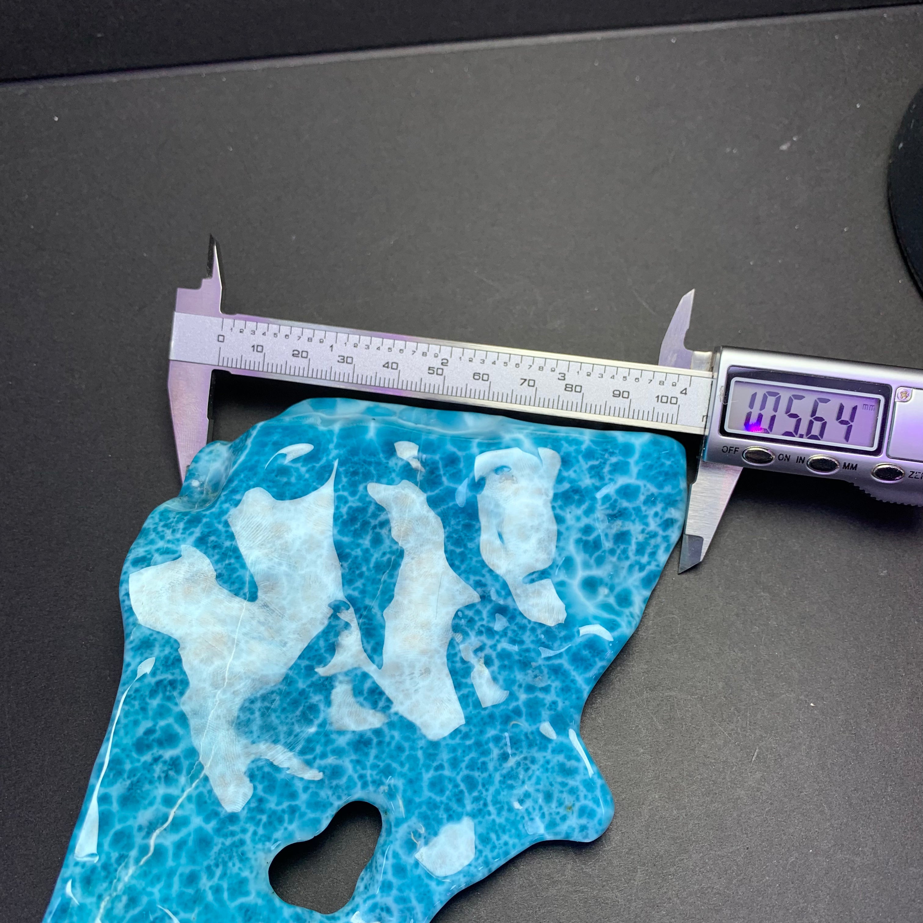 Larimar Raw Piece AAAA Quality 116