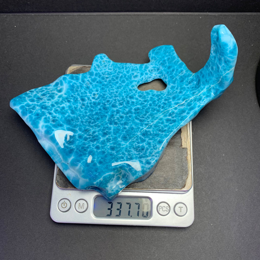 Larimar Raw Piece AAAA Quality 116