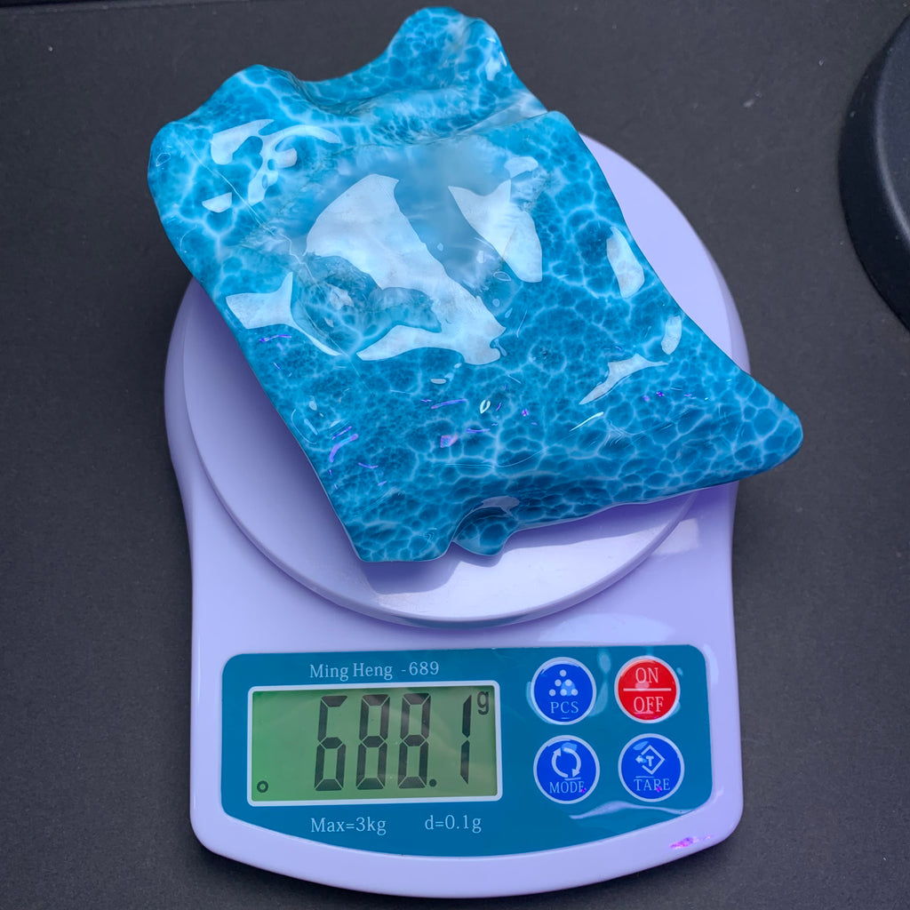 Larimar Raw Piece AAAA Quality 117