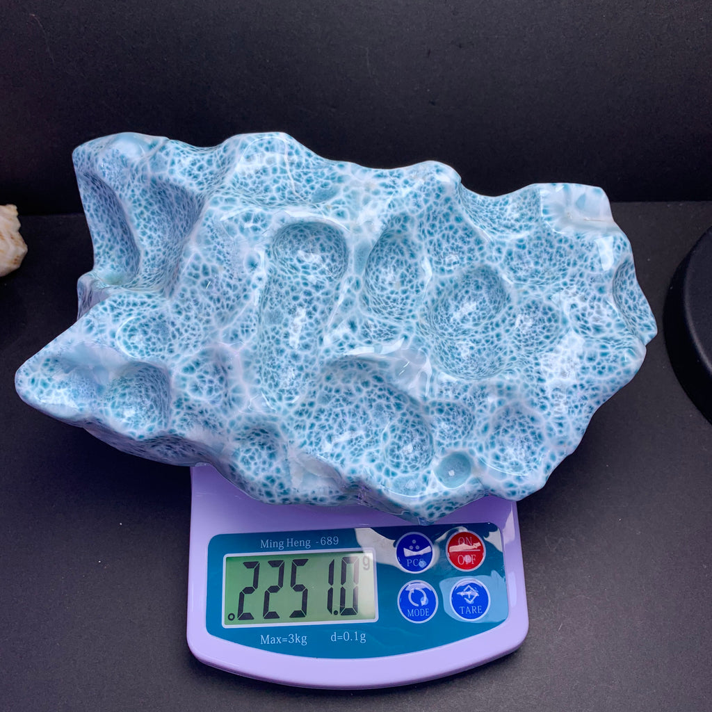 Larimar Raw Piece AAAA Quality 120