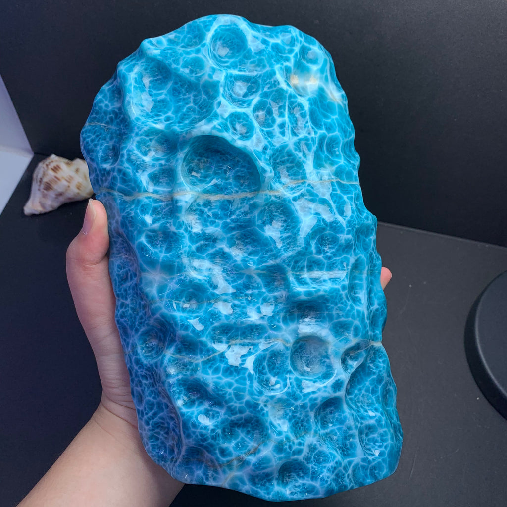 Larimar Raw Piece AAAA Quality 121