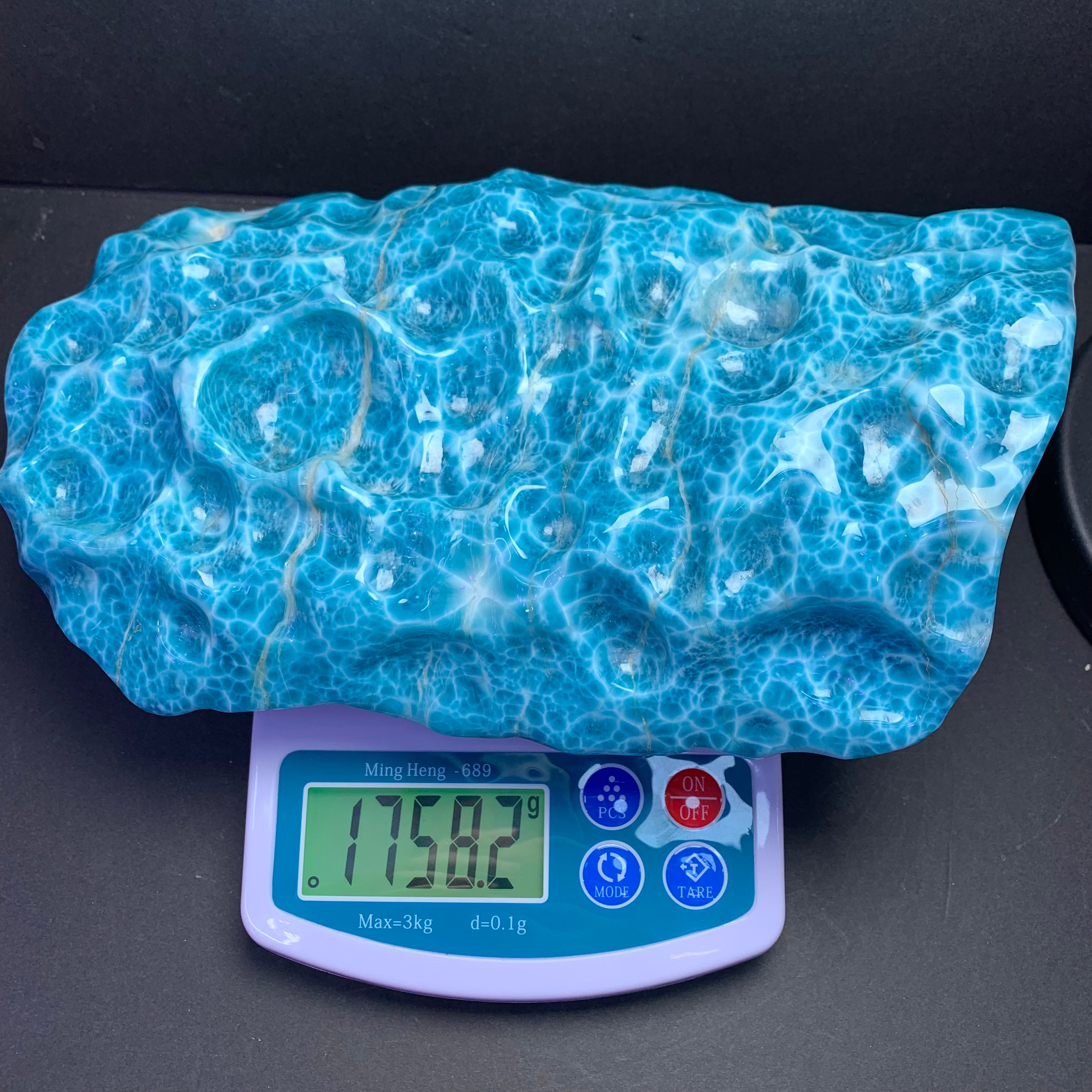 Larimar Raw Piece AAAA Quality 121