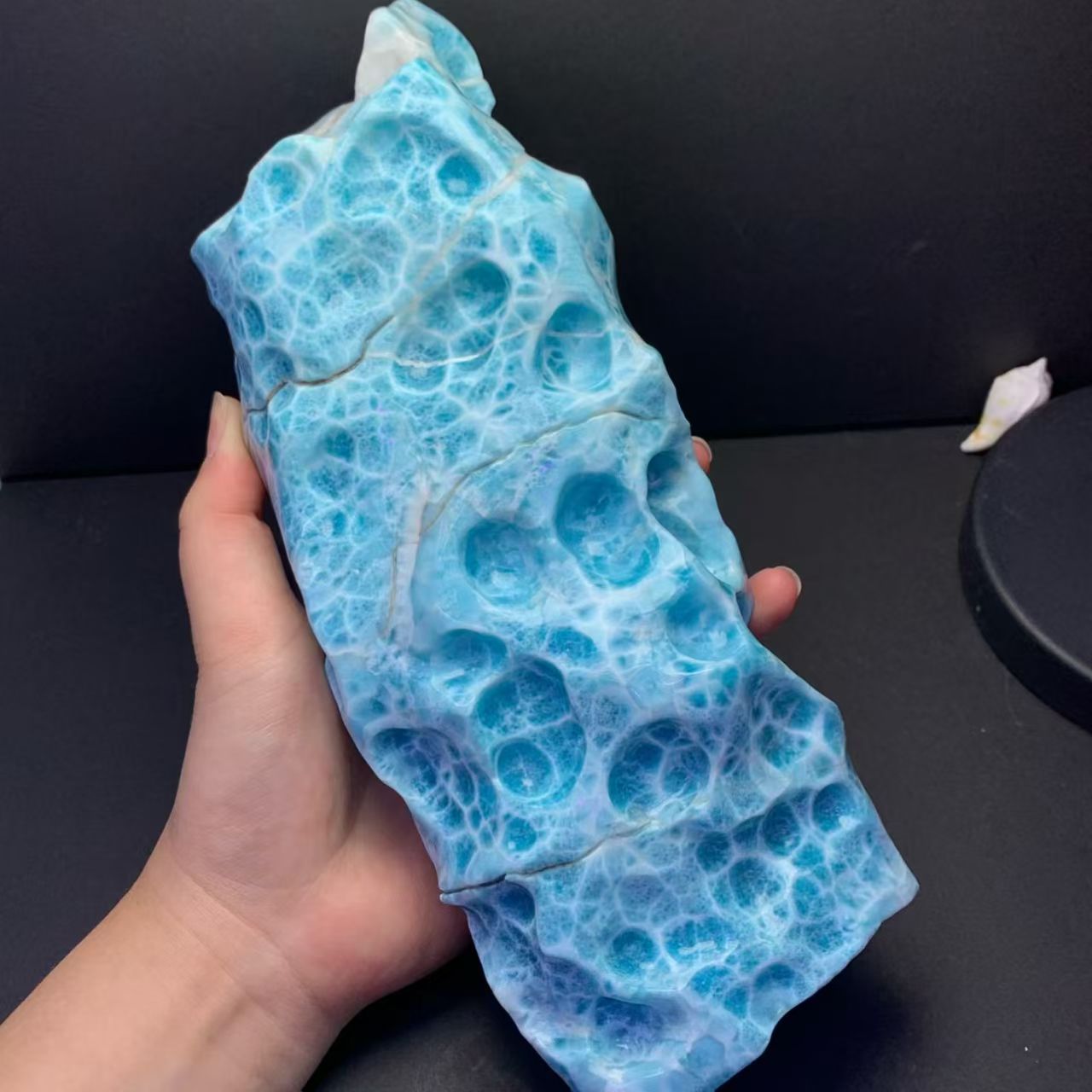 Larimar Raw Piece AAAA Quality 113