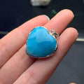 Larimar Heart Pendant AAAA Quality
