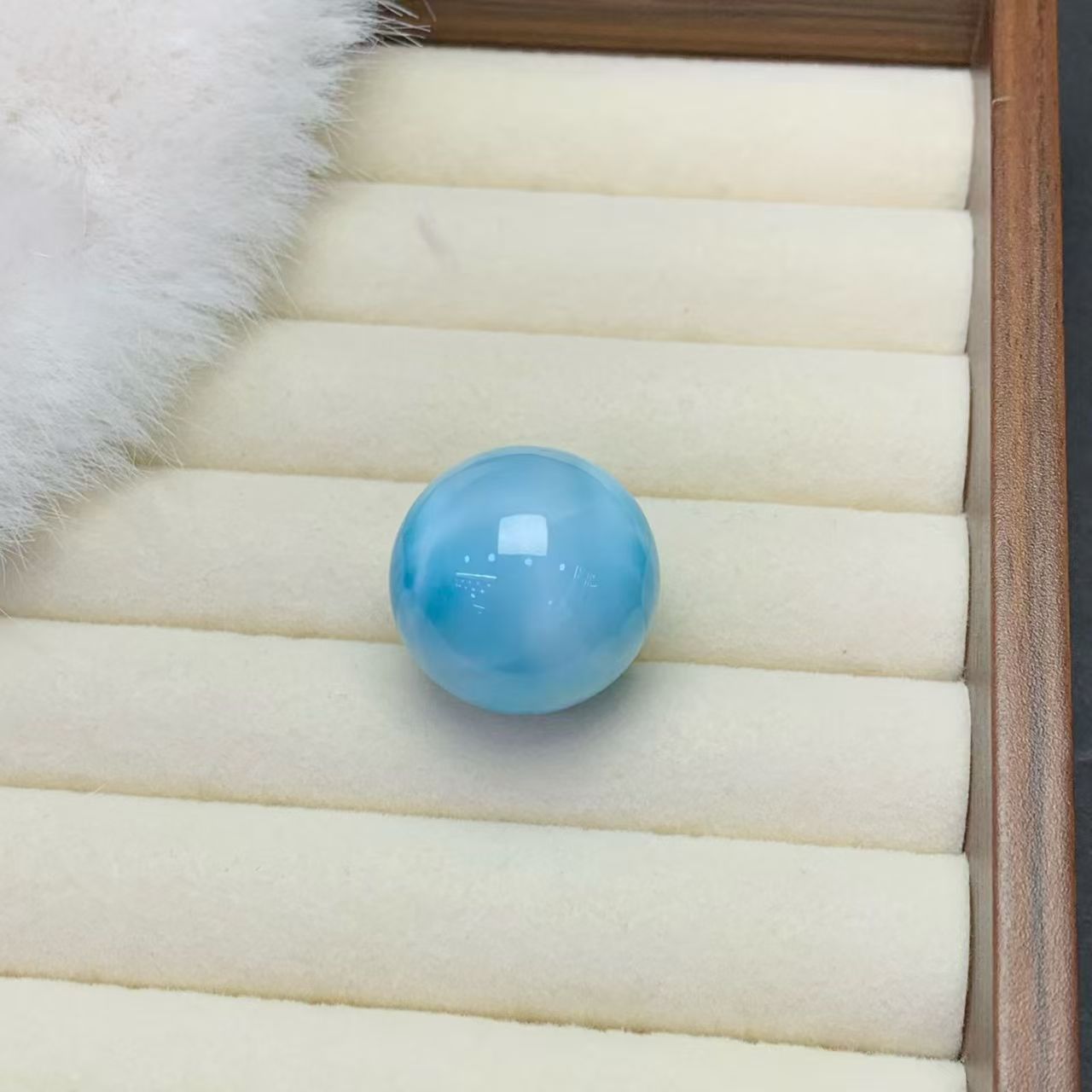 21.8mm Larimar Sphere AAAAA Quality