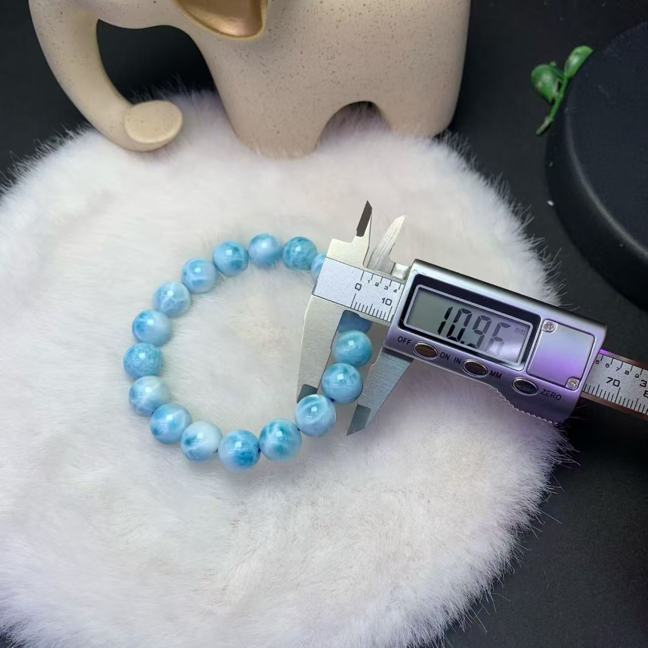 11mm Larimar Bracelet AAAA Quality