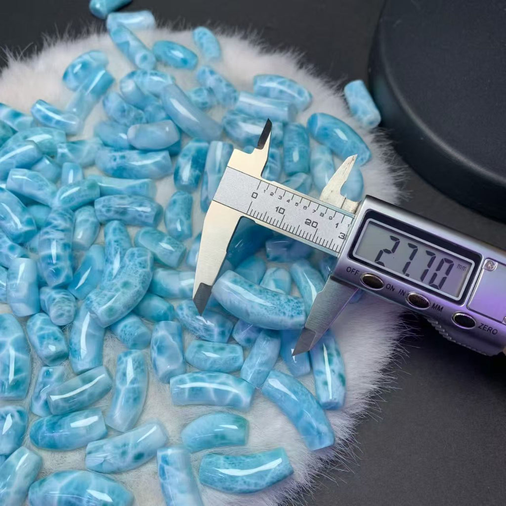 14x28mm Larimar Cabachon AAAA Quality