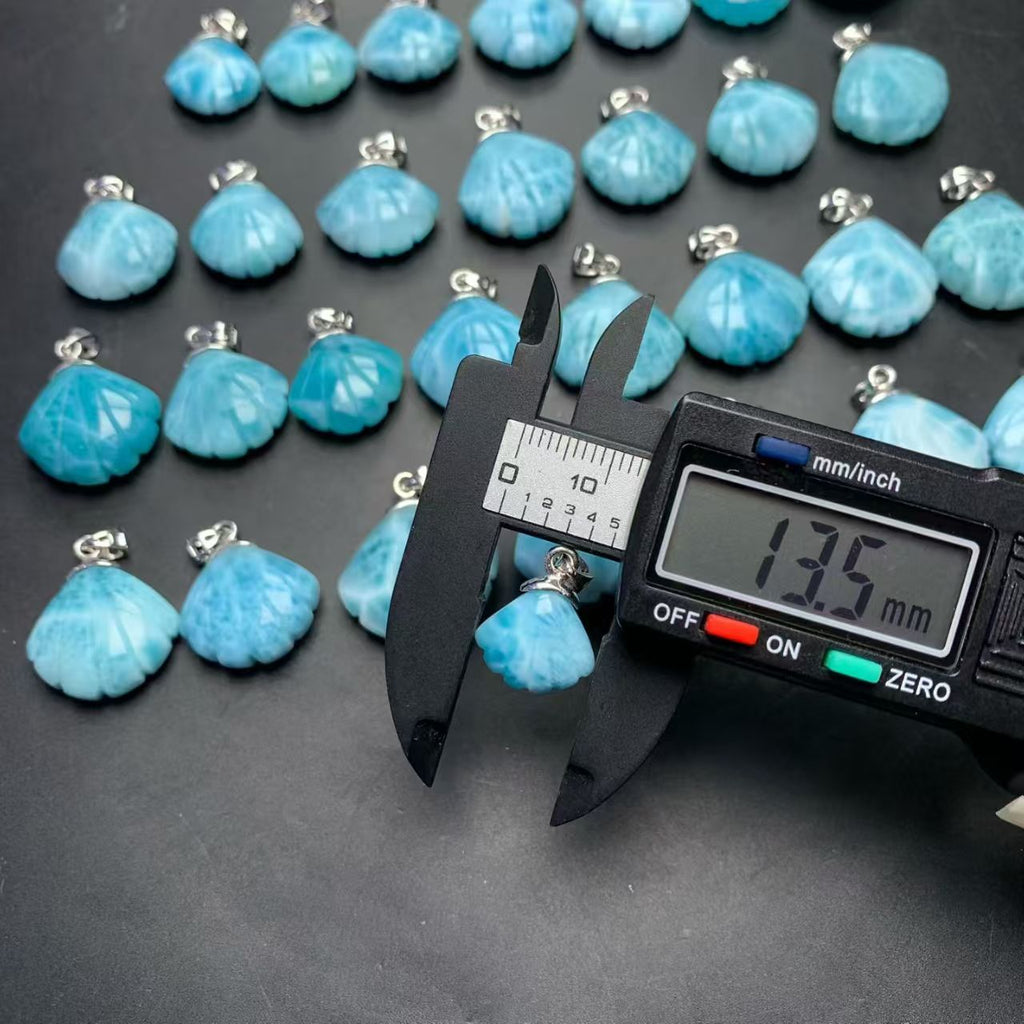 Larimar Shell Pendant AAAA Quality