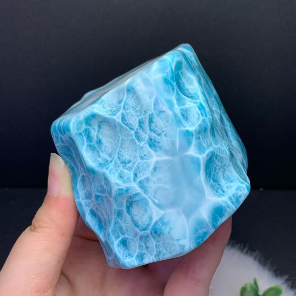 Larimar Raw Piece AAAA Quality 112