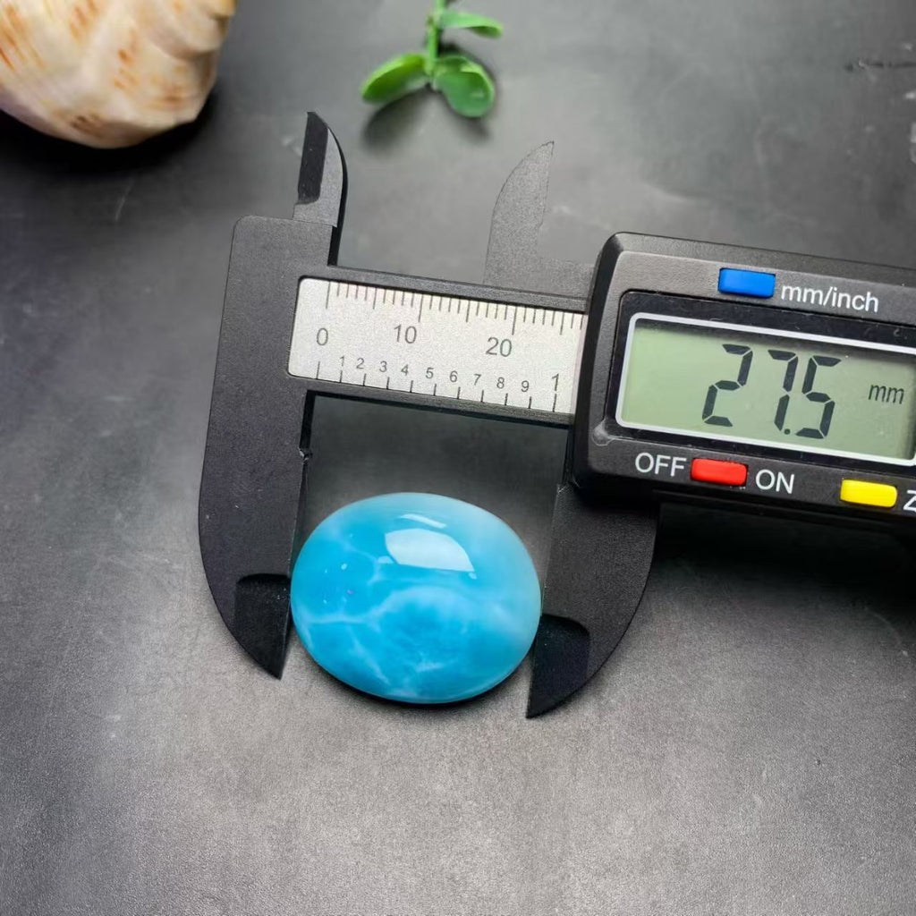 23x27mm Larimar Cabachon AAAA Quality