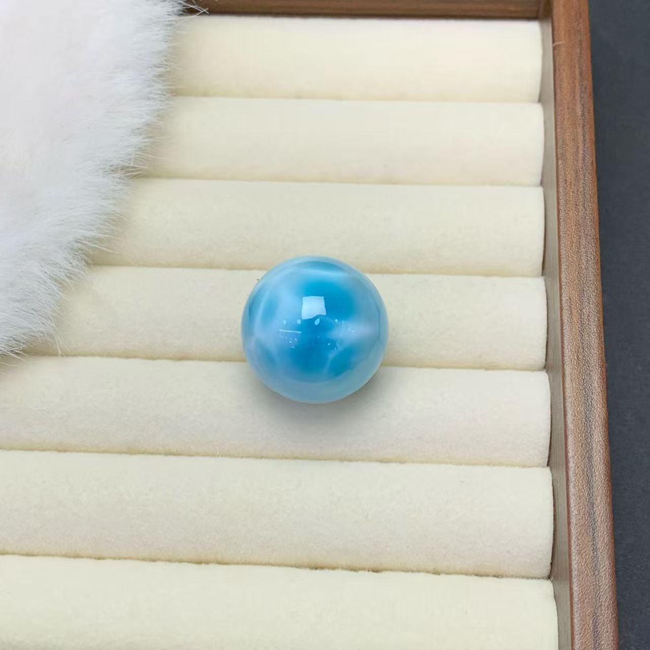 21.7mm Larimar Sphere  AAAAA Quality