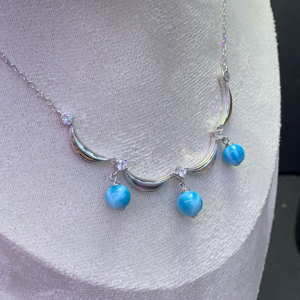 Larimar Chain Necklace AAAA Quality